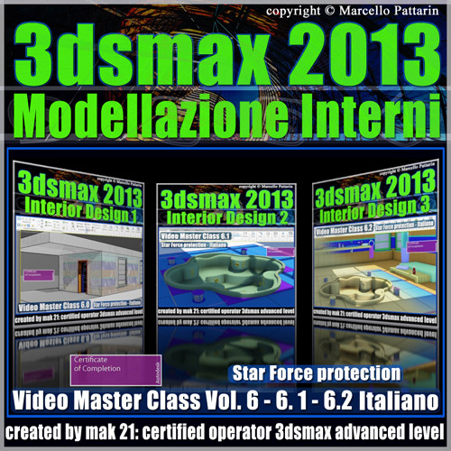 3dsmax 2013 Modellazione di Interni italiano star force